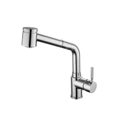 Rubinetto cucina monocomando doccia estraibile cromo
