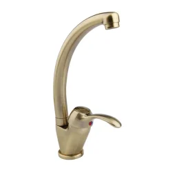 Rubinetto cucina monocomando Distri vecchio ottone