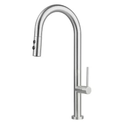 Rubinetto da cucina bocca estraibile 2 getti Idrostile Nuno cromo