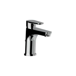 Rubinetto per lavabo con scarico cromo
