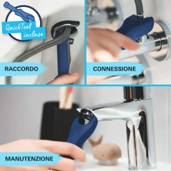 Rubinetto per lavabo GroheE Quickfix Start Edge cromo tg S