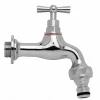 Rubinetto da esterno ornamentale in ottone cromato R1 C 13 mm (1/2")