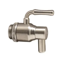 Rubinetto inox olio a sfera con bocchello drop top antigoccia