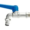 Rubinetto portagomma a sfera Ekomatic con innesto rapido da 1/2"