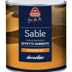 Sable arg. finitura decorativa effetto sabbiato 1 lt Boero