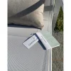 Salotto da giardino Antemide in alluminio bianco/grigio chiaro 4 posti