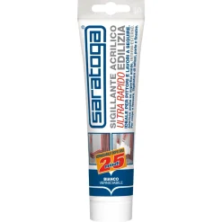 Saratoga sigillante acrilico Ultrarapido Edilizia bianco 150 ml