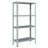 Scaffale in metallo zincato Crosser 4 ripiani 75x30x142 cm 40 kg/ripiano