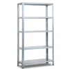 Scaffale in metallo zincato Roma 5 ripiani 120x40x188 cm 200 kg/ripiano