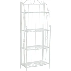 Scaffale per fiori in acciaio 57,5 cm x 36 cm x 153 cm