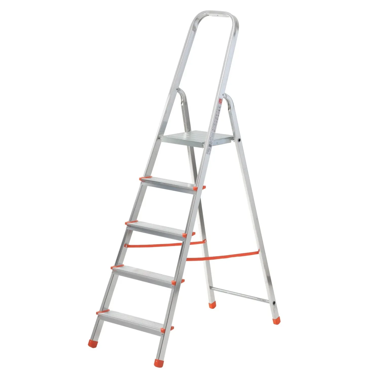 Scala casalinga in alluminio Gierre 5 gradini p/max 150 kg