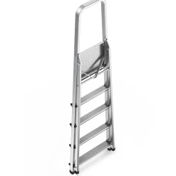 Scala da interni in alluminio Gierre 5 gradini p/max 125 kg