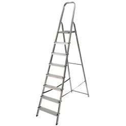 Scala domestica in alluminio Facal Alfa 8 gradini p/max 150 kg
