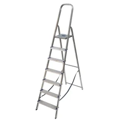 Scala domestica in alluminio Facal Alfa 7 gradini p/max 150 kg