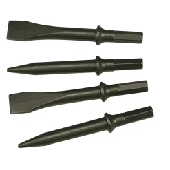 Scalpelli attacco esagonale set da 4 pz