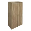 Scarpiera 2 ante e 7 ripiani pannello truciolare 55x34x112 cm sonoma