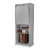 Scarpiera a 7 ripiani Domopak Living 68x30x160 cm grigio