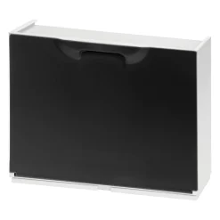 Scarpiera componibile in polipropilene 51x17,3x40,1 cm nero