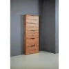 Scarpiera 5 ribalte 173,5x65x15 cm quercia