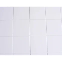 Schienale piastrellato per cucina bianco 244 cm x 61 cm