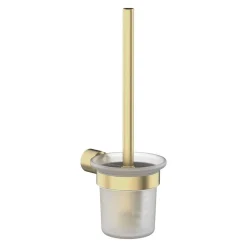 Scopino bagno a parete 12,2x33,2 cm oro spazzolato