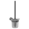 Scopino bagno a parete 11,2x33,2 cm titanio