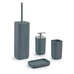 Scopino bagno Seventy in resine termoplastiche ottanio matt