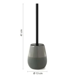 Scopino bagno Wilma in ceramica verde salvia