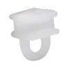 Scorrevole con occhiello per binari bianco 25 pz