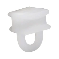 Scorrevole con occhiello per binari bianco 25 pz