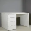 Scrivania 4 cassetti 78x110x60 cm bianco