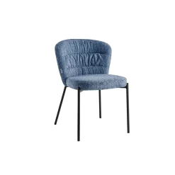 Sedia Cami 78x55x60 cm Azzurro polvere 4 pz