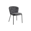 Sedia Cami 78x55x60 cm Grigio 4 pz