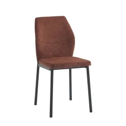 Sedia in tessuto Anya 56x42x88,5 cm mattone