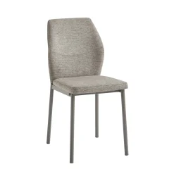 Sedia in tessuto Anya 56x42x88,5 cm tortora
