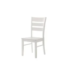 Sedia Lisa 46x54,5x99 cm Bianco 4 pz