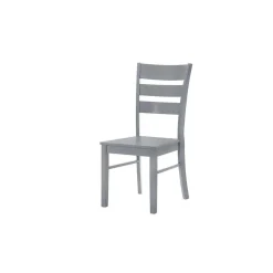 Sedia Lisa 46x54,5x99 cm Grigio 4 pz