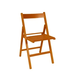Sedia pieghevole Nancy 79x42,5x47,5 cm arancio 4 pz