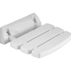 Sedile - sgabello per doccia pieghevole bianco 35,5 x 10,2 cm