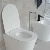 Sedile WC slim Round in termoindurente 460x365x42 mm