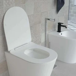 Sedile WC slim Surf in termoindurente 460x365x42 mm