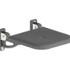 Sedile a parete pieghevole 43x18 cm antracite