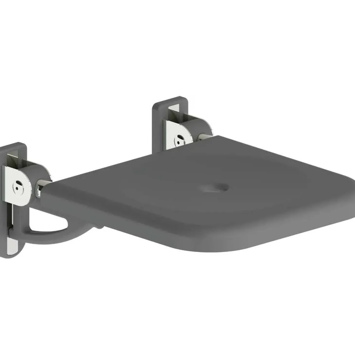 Sedile a parete pieghevole 43x18 cm antracite