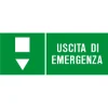 Segnaletica di sicurezza "Uscita di emergenza" basso 31 x 14 cm