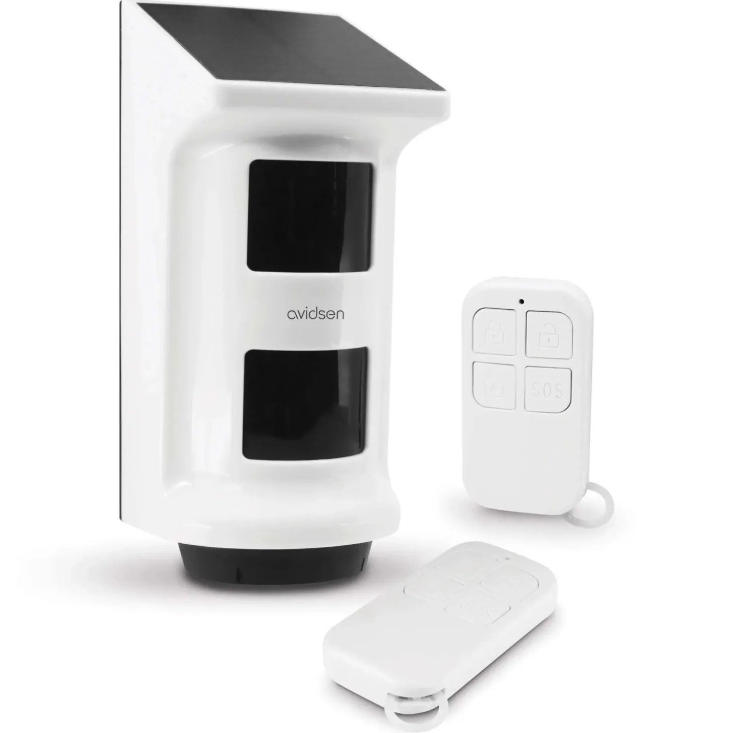 Sensore volumetrico esterno antifurto con sirena Solar Guard Avidsen 110 dB