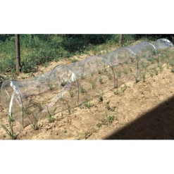 Serra da orto tubolare con telo in PVC 50x300xh30 cm