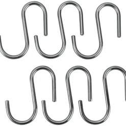 Set 6 ganci a S linea Lonardo