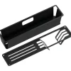 Set accessori lavello Idrostile acciaio inox 408x50 mm nero