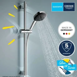 Set asta doccia a 3 getti Grohe Vitalio Comfort 110