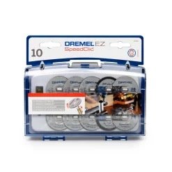 Set accessori per il taglio EZ SpeedClic SC690 10 dischi + perno